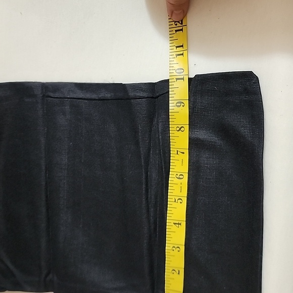 Donald J. Pliner black and goldtone writing dust bag with drawstring - Picture 3 of 4